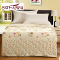 Factory Directly 100-percent cotton printed quilt cheap polyester quilt full